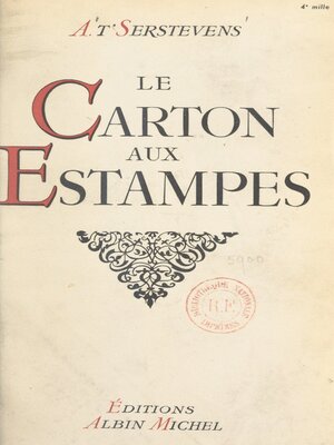 cover image of Le carton aux estampes